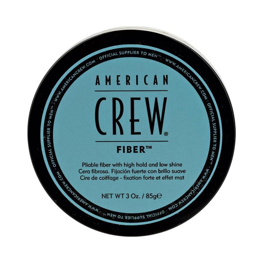 American Crew Men&#39;s Hair Fiber (OLD VERSION), Like Hair Gel with High Hold with Low Shine, 3 Oz (Pack of 1)