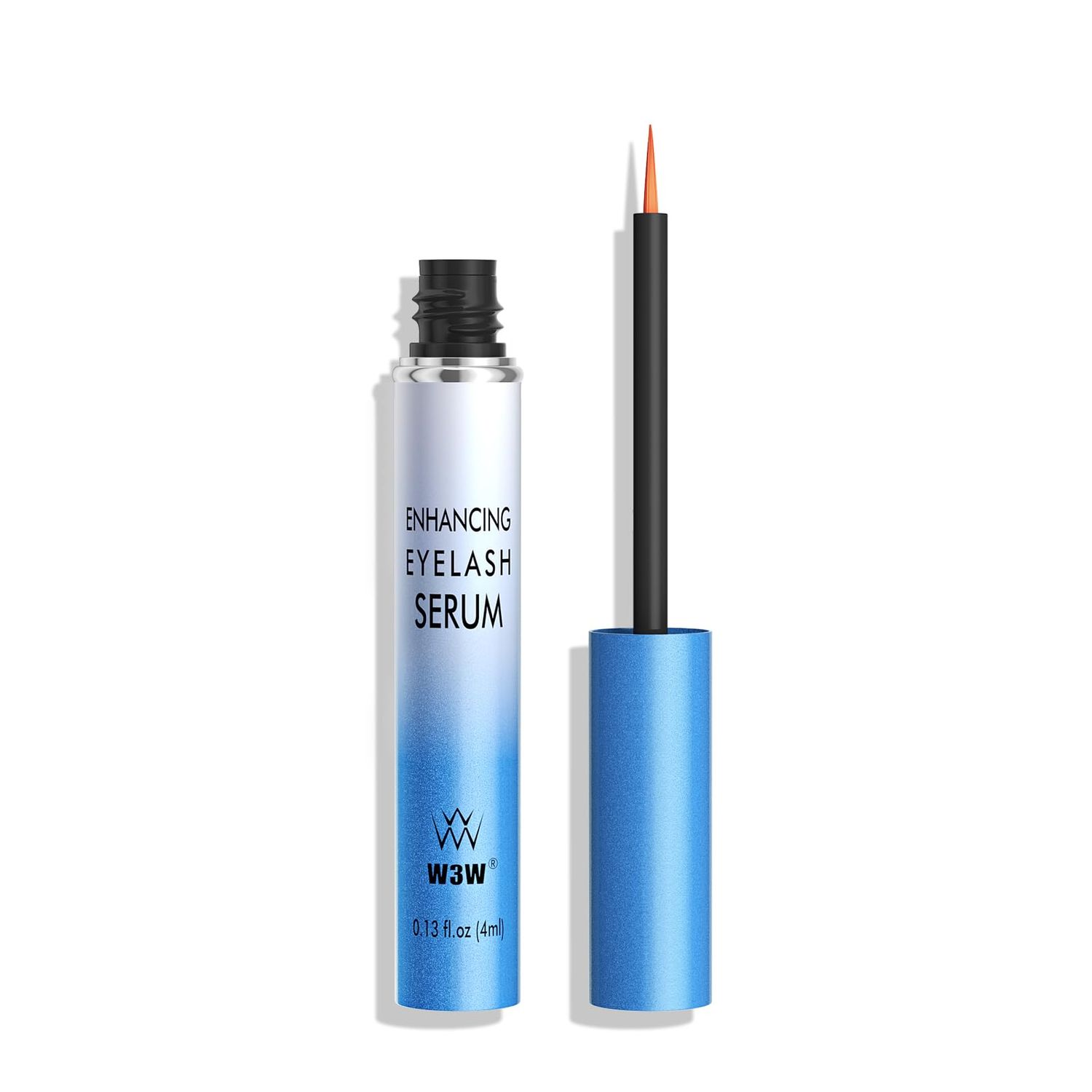 Lash Serum - 4ml Eyelash Enhancing Serum, W3W Eyelash Serum for Eyelash Thicker, Stronger, Longer Suitable for Lashes &amp; BrowsLight Blue