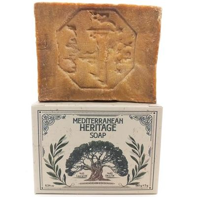 Aleppo Olive Oil Soap Bar For Sensitive Skin, Hair, &amp; Body, 15% Laurel Oil, 85% Olive Oil.