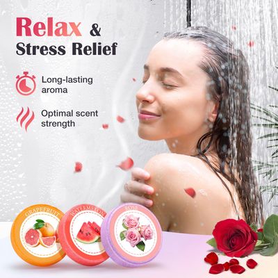 Gifts for Women, Shower Steamers Aromatherapy, Valentines Day Gifts for Her, Natural Essential Oil Home SPA Self Care Stress Relief Shower Bombs, Birthday Gifts for Sister, Mom, Teen Girls (8 Pack)
