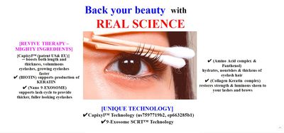 WHITESILK Eyelash &amp; Eyebrow Serum PDRN  Capixyl  Biotin  nano 9-exosome for Longer, Thicker Lashes (8.5ml) - Vegan &amp; Cruelty-Free