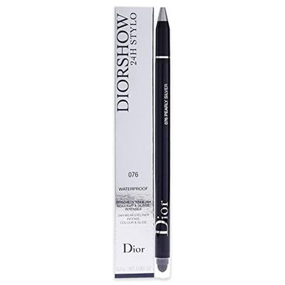 Christian Dior Diorshow 24H Stylo Waterproof Eyeliner - 076 Pearly Silver Women 0.01 oz C014300076