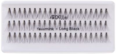 Faux Mink Individuals Long Black