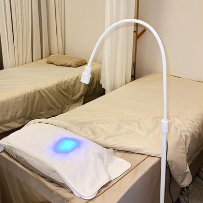 12W UV Lash Light with Foot Pedal, Rapid Dry in 2 Seconds Lash Lamp for Eyelash Extension Grafting Eyebrow Beauty Salon, Adjustable Angle and Light Spot Size, Lash Light for Eyelash Tech (White)