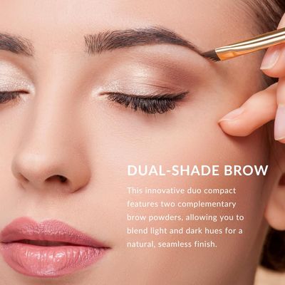 Color Me Beautiful Brow Powder Duo (Gingersnap)