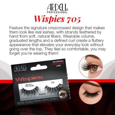 Ardell Wispies 705 False Lashes, 1 pair
