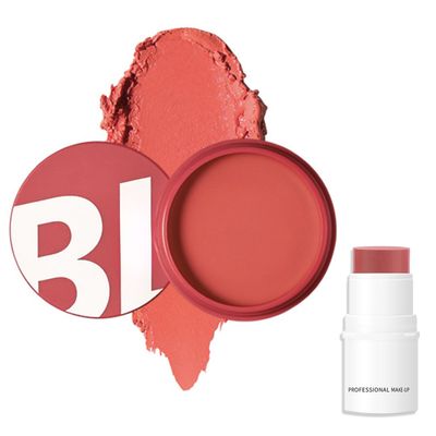 Blush Multi Stick, Lightweight &amp; Blendable, Non-greasy &amp; Waterproof, For Eyes, Lips &amp; Cheeks, Highlight Contouring blush, Perfectly Blended, Contour Stick (SET 4, 2 in 1)