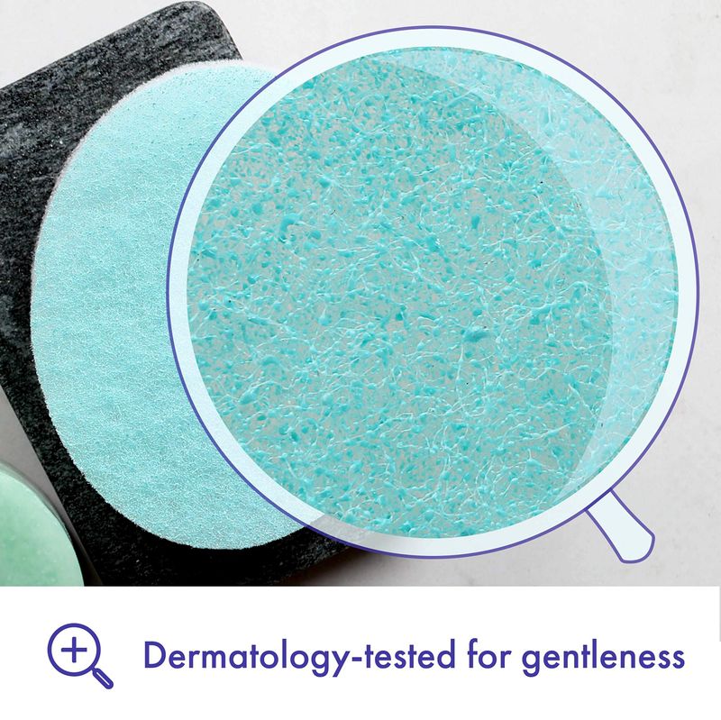 Buf-Puf Body Sponge, Bath Sponge, Dermatologist Developed, Cleanses Skin of Dirt, and Excess Oil, Reusable, Exfoliating, 1 Count