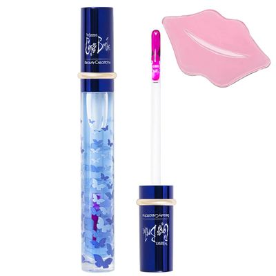 Glam Lux Beauty Bundle Tim Burton&#39;s Corpse Bride X Beauty Creations Lip Oil, Color Changing, Hydrating, 0.11 oz