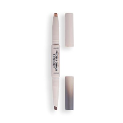 Revolution Beauty, Precise Contour &amp; Highlight Stick, All-In-One Face Makeup Product, Highly Blendable with Matte Finish, Vegan &amp; Cruelty-Free, Light