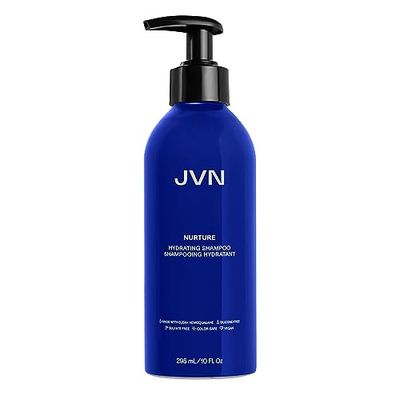 JVN Nurture Hydrating Shampoo, Moisturizing Shampoo for All Hair Types, Detangles &amp; Softens Hair, Made with Clean Hemisqualane (10 Fl Oz)