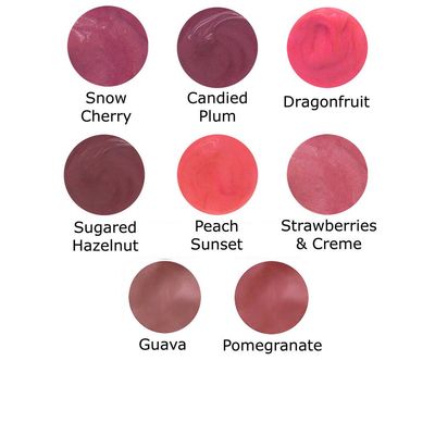 Lauren Brooke Cosmetiques Natural Color Fusion Lip Glaze, Lip Color (Guava)