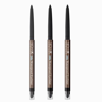 The Make-Up Artist Project 3 pack bundle of NYA40 Black Waterproof Eyeliner, Long-Lasting Black Color Intensity, Mechanical Liner with Sharpener &amp; Smudger