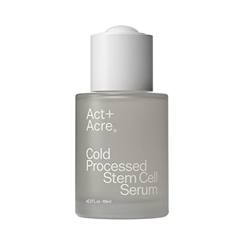 ACT ACRE Cold Processed Stem Cell Scalp Serum - Promotes Thicker and Fuller-Looking Hair - Soothes and Hydrates the Scalp - Sulphate and Paraben Free - Aloe Vera for Improved Scalp Health.