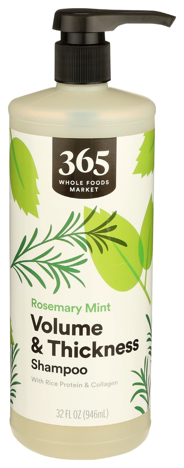 365 by Whole Foods Market, Volume &amp; Thick Shampoo Rosemary Mint, 32 Fl Oz