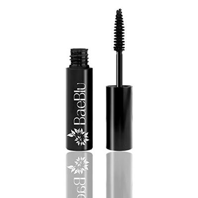 BaeBlu Organic Mascara and Lash Conditioner, Long and Healthy Lashes, Non-Irritating 100% Natural Formula, Black