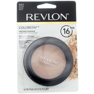 Revlon ColorStay Pressed Powder, Medium 840 0.3 oz (Pack of 4)