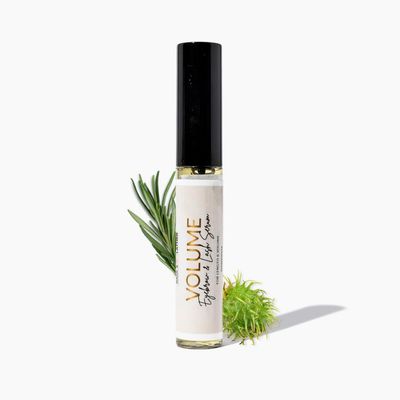 Bask &amp; Lather Lash Serum with Castor Oil &amp; Jojoba Oil For Thicker, Fuller &amp; Longer Looking Eyelashes and Eyebrows, Conditioning and Enhancing Eyelash Growth Serum with Brush Applicator, 3 Month Supply