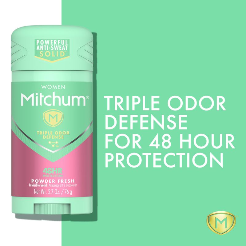 Mitchum Women Gel Antiperspirant Deodorant, Powder Fresh, 3.4oz.
