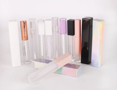 COSIDEA 50 PCS Empty Pink Lip Gloss Boxes W21 xW21 xH121mm Cosmetic PerfumeMascara Box Packaging, small Kraft Paper Box Luxury Holder Wrapping