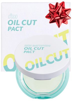 I&#39;m Meme Compact - Oil Cut Pact | Valentines Day, Gift, Puff Included, Skin Mattifying, Oil Control, Sebum Absorbing, Pressed Powder, 0.34 Oz