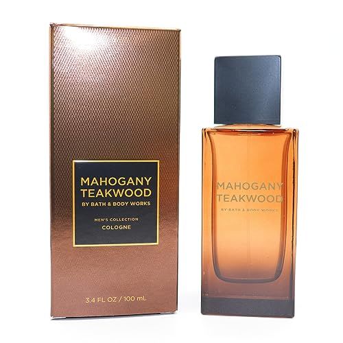 Bath and Body Works Mahogany Teakwood Men&#39;s Fragrance 3.4 Ounces Cologne Spray (Mahogany Teakwood)