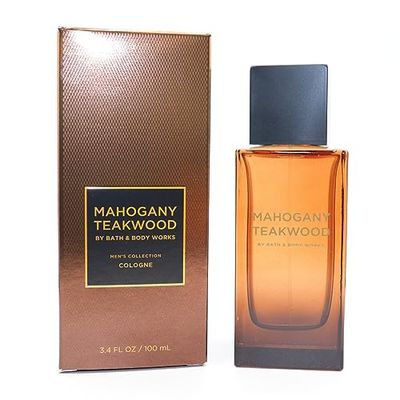Bath and Body Works Mahogany Teakwood Men&#39;s Fragrance 3.4 Ounces Cologne Spray (Mahogany Teakwood)