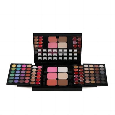 All-in-one Makeup Palette - 48 eyeshadow Palette,18 Lipstick palette,2 blush,1 concealer,2 Contour,1 powder,4 brushes With Mirror,Suitable for girls, beginners and professionals makeup gift set