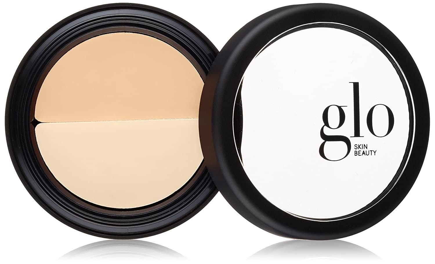 Glo Skin Beauty Under Eye Concealer Makeup with Duo Shades for Custom Blending - Corrects &amp; Conceals Dark Circles &amp; Redness - Buildable Longwearing Coverage (Golden)