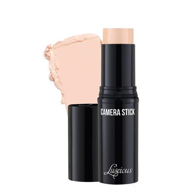 Camera Stick Foundation by True  Luscious - Full Coverage Cream Foundation - Non-Comedogenic &amp; Hydrating Formula - Vegan, Paraben Free, &amp; Cruelty Free - 0.49 oz (Shade 1.5 Natural Beige)