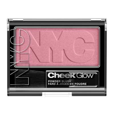 N.Y.C. New York Color Cheek Glow Blush, Park Slope Pink, 0.28 Ounce