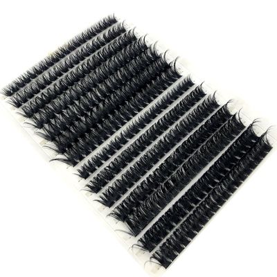 HBZGTLAD 30D40D50D60D80D Mink Eyelashes 280 Bundles Natural Eyelash extension 3D Russia Volume Individual Eyelash Cluster Makeup Tools Lashes (60D 80D-D Curl-0.07MM-MIX)