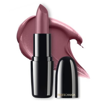 FACESCANADA Weightless Creme Lipstick - Plum Peach 06 | Infused with Vitamin E | Creamy Texture | Hydrating Lipstick | Ultra Glossy Finish | Cruelty Free | 0.14 Oz (4g)