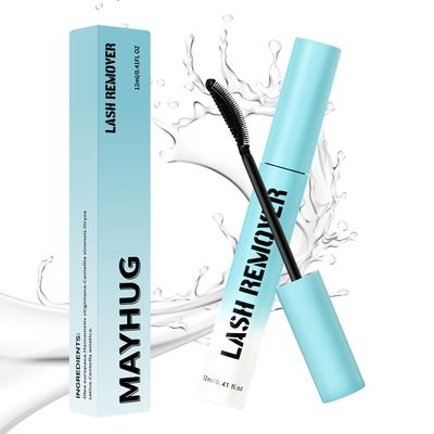 MH Lash Remover for Lash Extensions 12ML Lashes Remover Eyelash Glue Remover Easy Removal Fast Dissolution Complete Removal Oily Solvent Soft Spiral Brush Tip