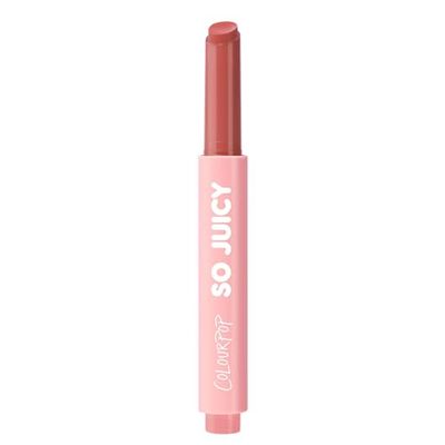 ColourPop So Juicy Plumping Lip Gloss Balm - Hydrating Lip Gloss &amp; Balm Hybrid with Peptides - Non-Sticky Formula - Visibly Plumps Lips &amp; Delivers Buildable Color - Vacay Mode (0.07 oz)