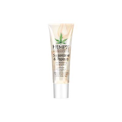 Hempz Lip Gloss, Fresh Fusions Sugarcane &amp; Papaya Herbal, .44 oz