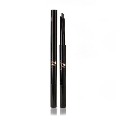 Anecoes Automatic Double Ended Eyebrow Pencil, Waterproof Natural Makeup, Long-lasting Easy Wearing Eyebrow Pen With Eyebrow Brush (black)