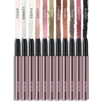 Girlactik Creamy Eyeshadow Stick- Long Lasting and Water-Resistant, Shimmering and Matte Colors Eye Shadow Stick Makeup, Built-in sharpener - 2 g .07 oz (Cashmere)
