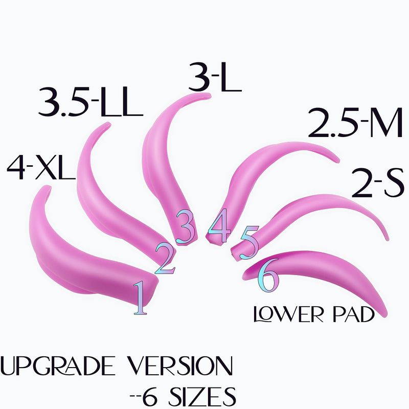 Lash Lift Pad Shield Katya Vinog DIY Eyelash Perming Pads Mega L Curl Perm Rod Roller No Glue Needed On Eyelid Silicone Guard Lifting Eyelashes Up, Lami Lamination Roller Perm Rods Ultra Soft &amp; Light