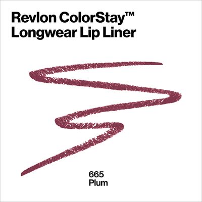 Revlon ColorStay Lipliner with Sharpener, Plums 060, 0.01 Ounce (28 g)