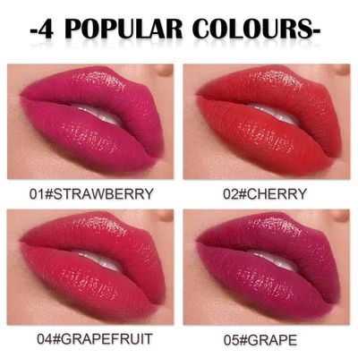 Water Lip Tint StrawberryCherry,korean Lip Tint Stain Natural Moisturizing& Non-sticky,LipEyeCheek 3 in 1 Lip GlossSmudge-proof & Lightweight,Vivid Color