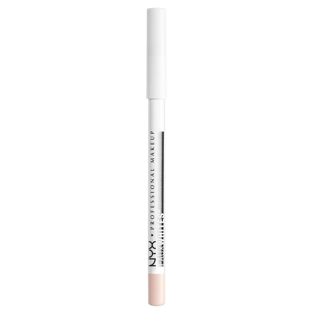 NYX PROFESSIONAL MAKEUP Faux Whites Eye Brightener, Eyeliner Pencil - Linen (Pastel Peach)