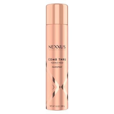 Nexxus Flexible Hold Hairspray Comb Thru for a Lightweight, Brushable Hold, with StyleProtect Technology 10 oz