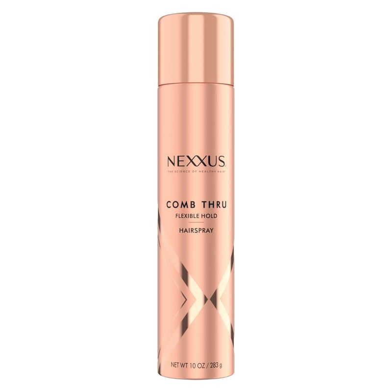 Nexxus Flexible Hold Hairspray Comb Thru for a Lightweight, Brushable Hold, with StyleProtect Technology 10 oz