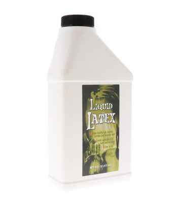 Liquid Latex - 16oz Pint - Creates Monster  Zombie Skin and FX