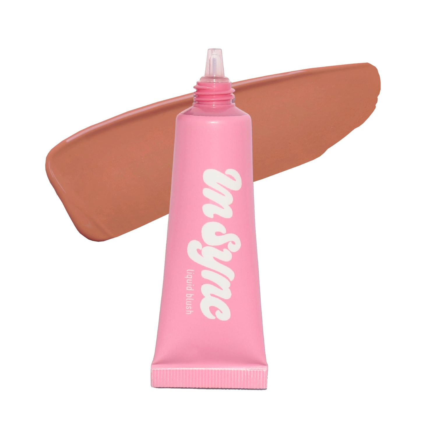 Half Caked In Sync Liquid Blush - Pigmented, Long-Lasting, Multi-Use Liquid Color - Lightweight, Natural Finish - Fragrance-Free, Clean, Vegan &amp; Cruelty-Free, 15ml (No Strings Attached)