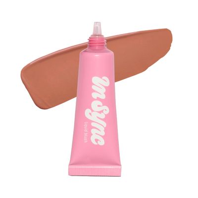 Half Caked In Sync Liquid Blush - Pigmented, Long-Lasting, Multi-Use Liquid Color - Lightweight, Natural Finish - Fragrance-Free, Clean, Vegan &amp; Cruelty-Free, 15ml (No Strings Attached)