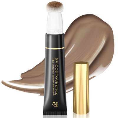 FV Cool Toned Contour Stick, Long Lasting Liquid Contour Wand, Lightweight, Blendable &amp; Natural Cream Contour for Face, Vegan &amp; Cruelty-free, 04 Grey