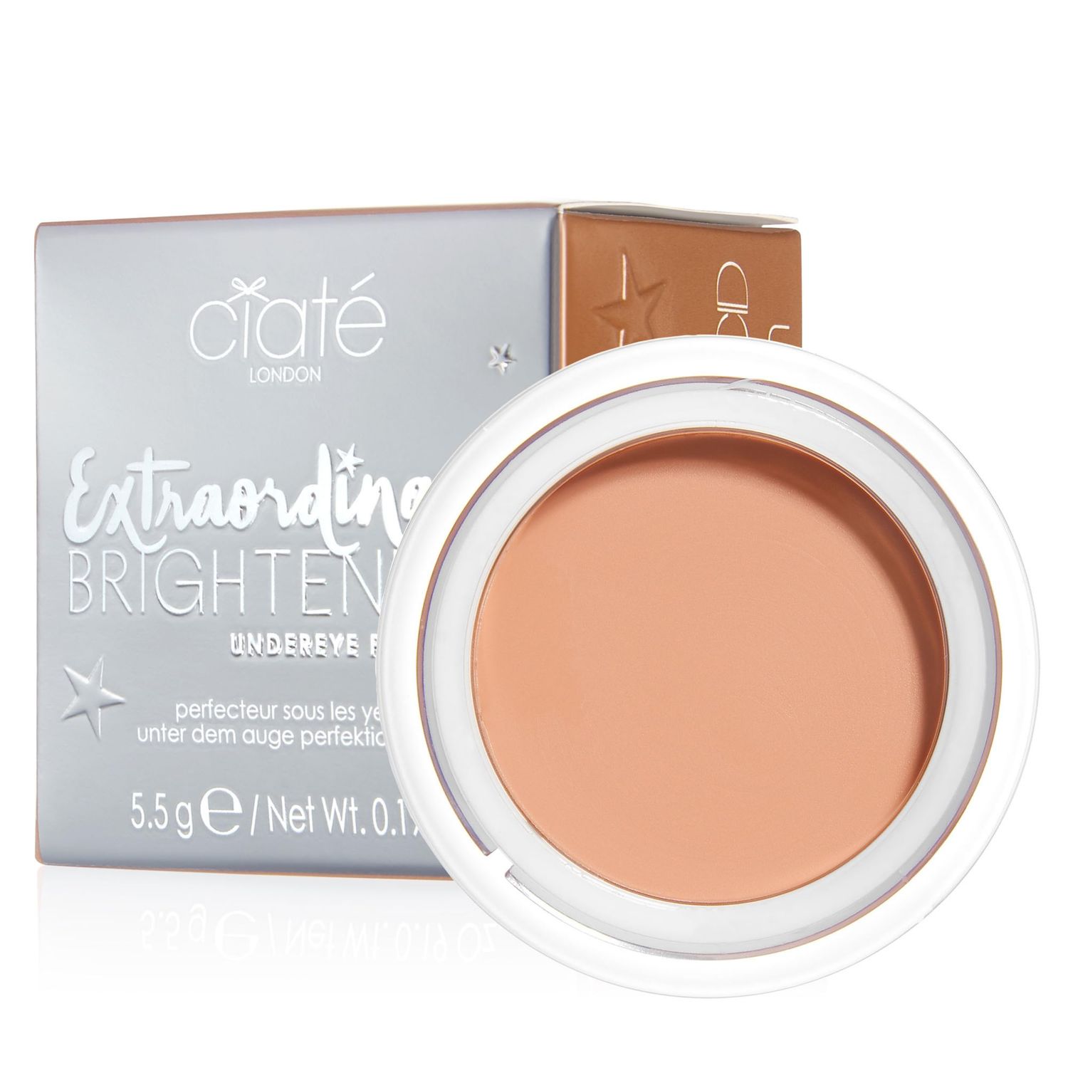 Ciat London Extraordinary Brightening Undereye Perfector, Enriched With Vitamin C &amp; Hyaluronic Acid, Medium
