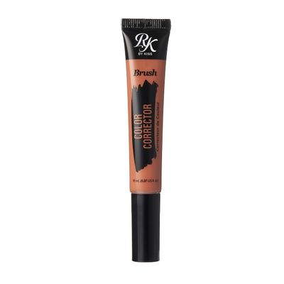 Ruby Kisses HD Concealer &amp; Foundation Flawless Full Cover Brush Face Makeup (Natural Orange Corrector)